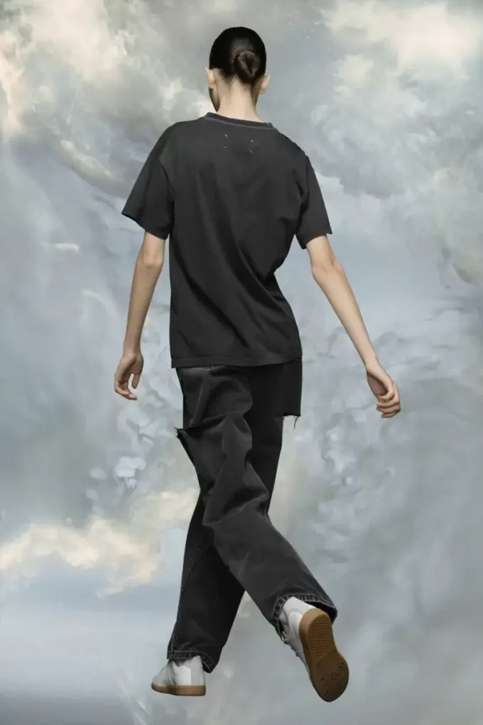 T-shirt in jersey di cotone con logo