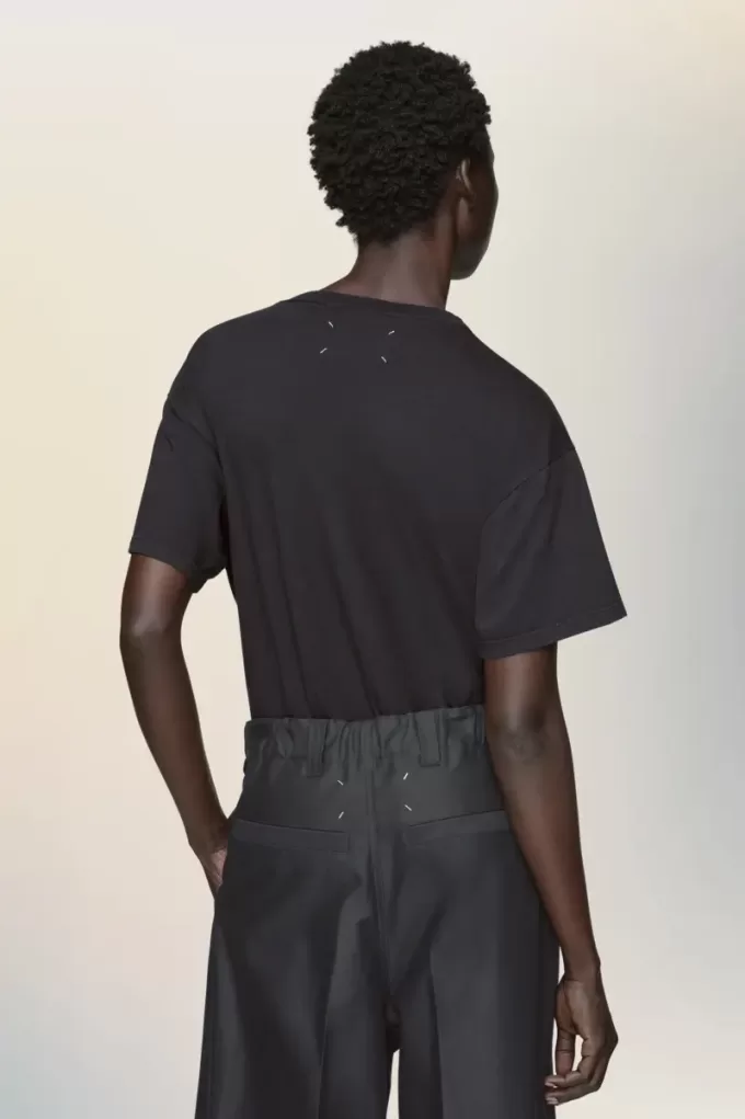 T-shirt in jersey di cotone con numeri