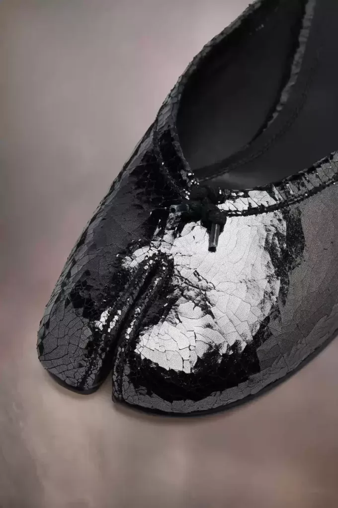 Tabi Broken Mirror New Ballerina Mules