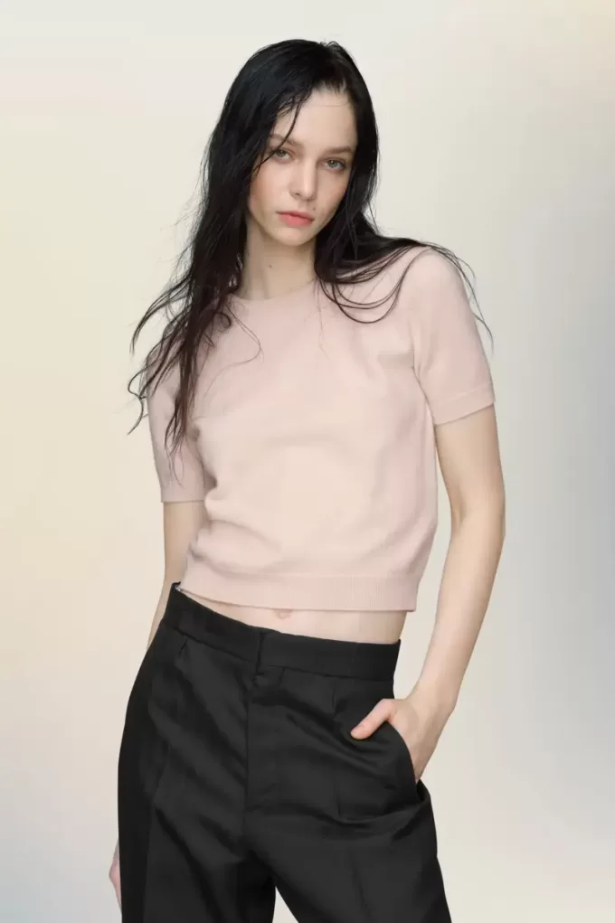 Top in maglia girocollo Maison Margiela