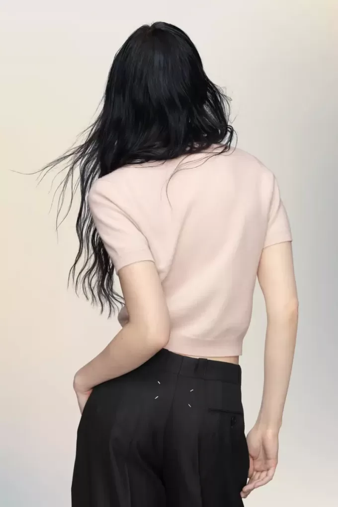 Top in maglia girocollo Maison Margiela