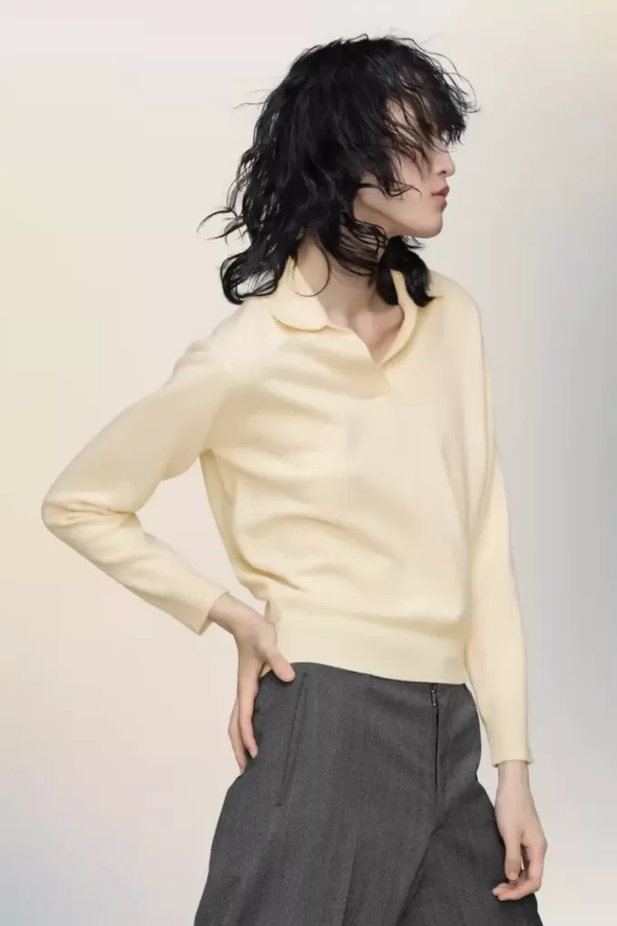 Top in maglia Polo Maison Margiela