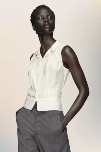 Top in seta Maison Margiela