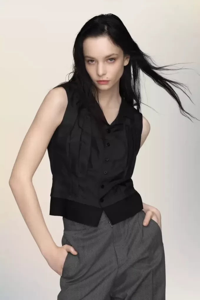 Top in seta Maison Margiela