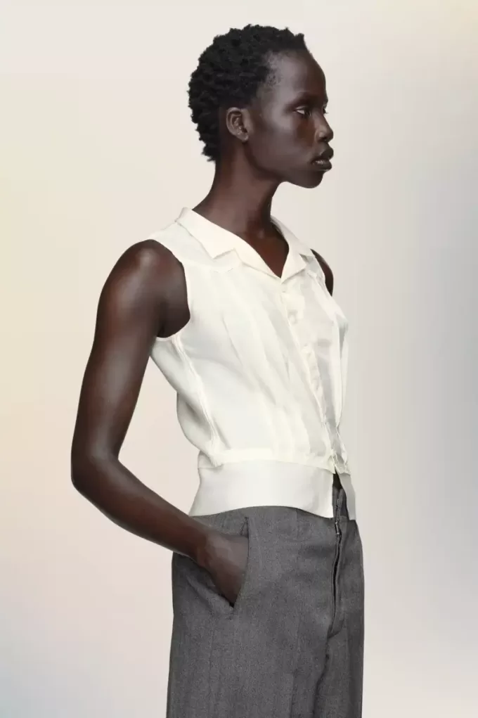 Top in seta Maison Margiela