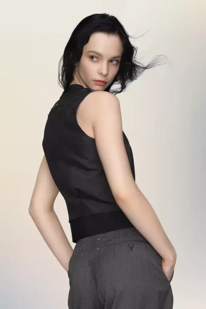 Top in seta Maison Margiela