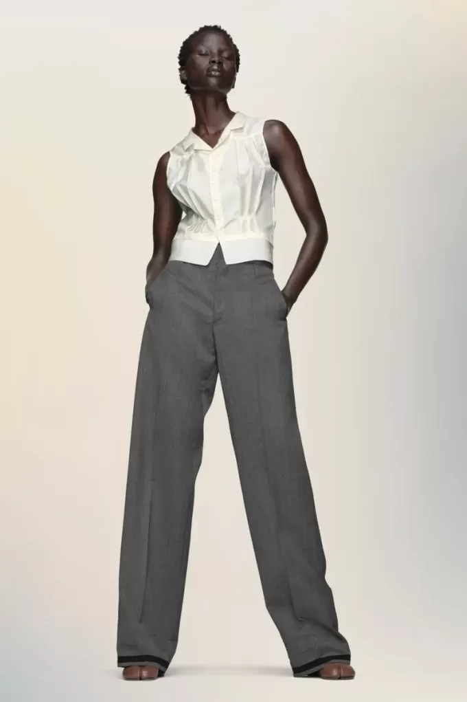 Top in seta Maison Margiela