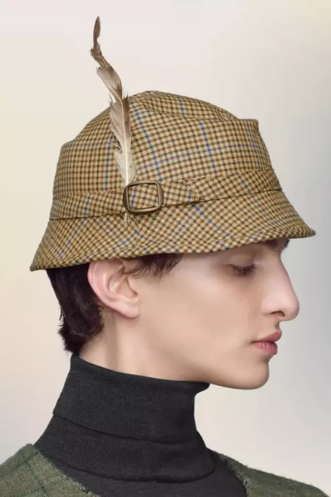Trilby di piume Maison Margiela
